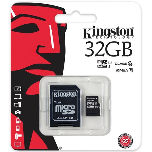 Muistikortti Kingston 32GB MICROSDHC CL 10