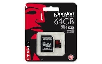 Muistikortti Kingston 64GB MICROSDXC UHS-I